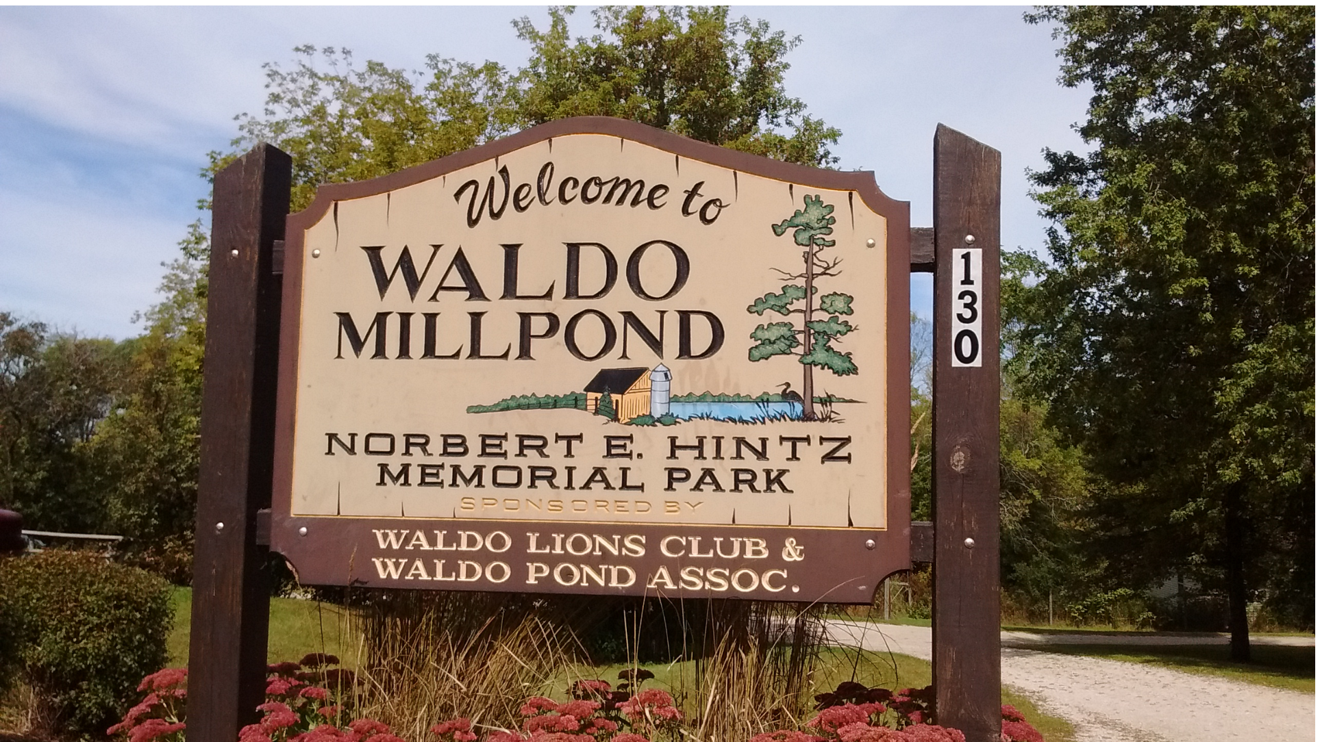 Village of Waldo, Welcome Sign Photo